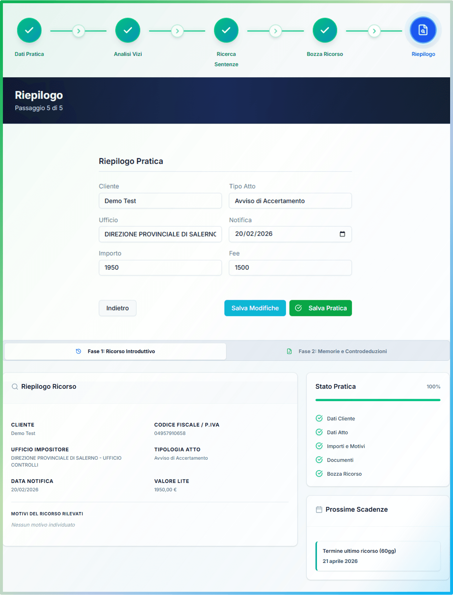 Scadenze e Fascicolo sotto controllo